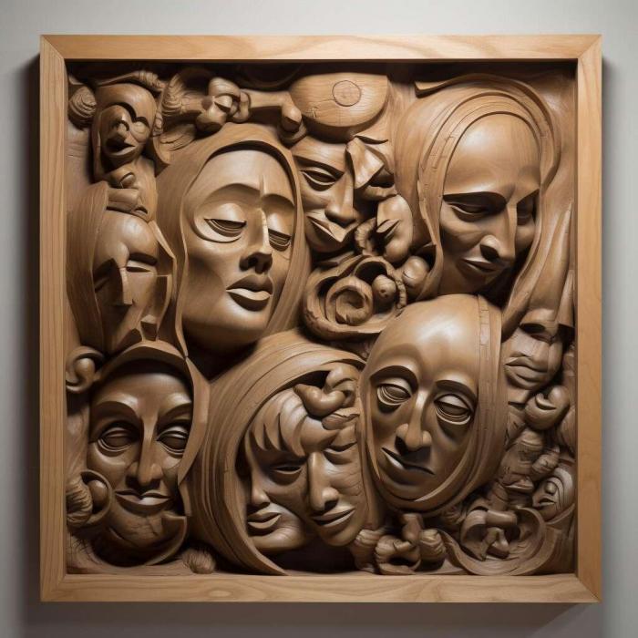 نموذج ثلاثي الأبعاد لآلة CNC 3D Art 